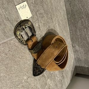 Free People NWT swade belt M-L